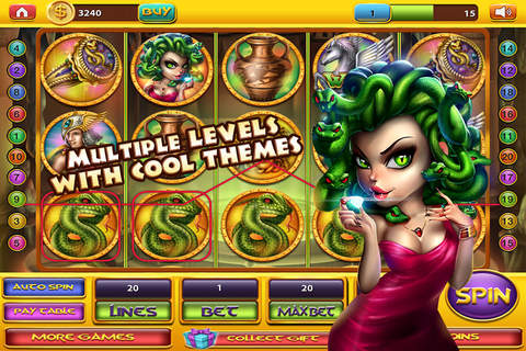 Slots Amazon Queen: Lost Riches of the Wild - FREE 777 Slot-Machine Game screenshot 4