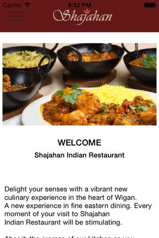 Shajahan Exotic Indian Cuisine screenshot 3