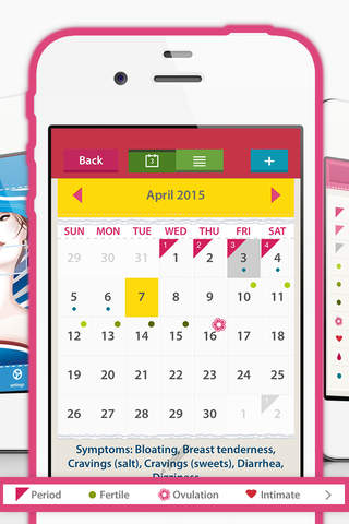 Woman Calendar-Period Tracker/Ovulation Tracker/Conception Tracker screenshot 2
