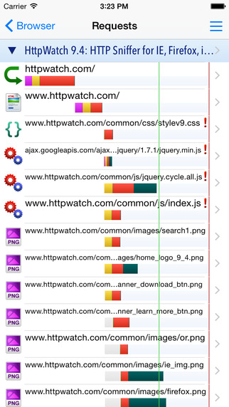 HttpWatch Professional - HTTP Sniffer and Debugger