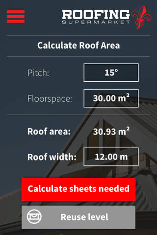 Roofing Supermarket Calculator screenshot 4