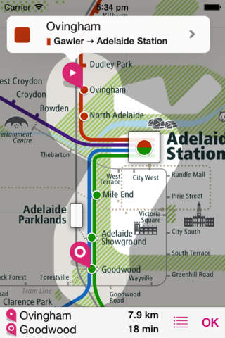 Adelaide Rail Map Lite screenshot 2
