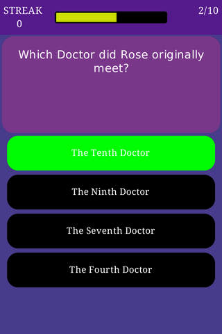 Trivia for Doctor Who - Fan Quiz for the television series screenshot 2