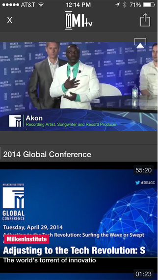 【免費財經App】Milken Institute TV-APP點子