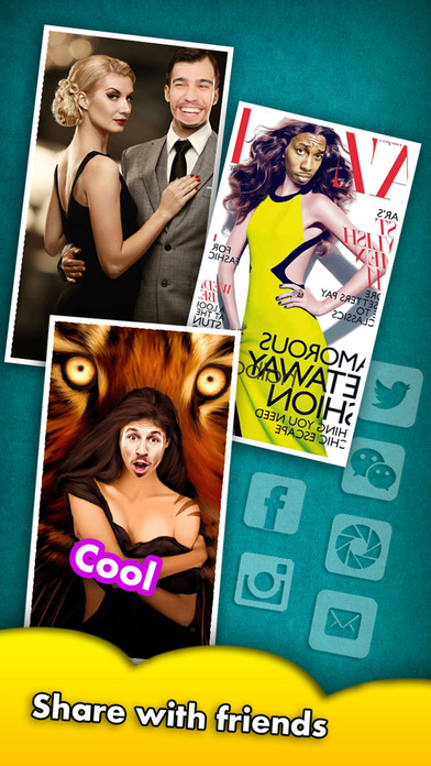 Screenshots of Face Morph FREE - Change & Swap Head in Pic Frame Hole with Photo Blender and Color Effects! for iPhone