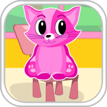 Cute Pet Cat Restaurant LOGO-APP點子