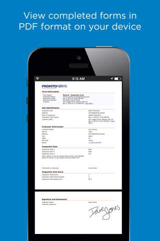 ProntoForms for MobileIron screenshot 4