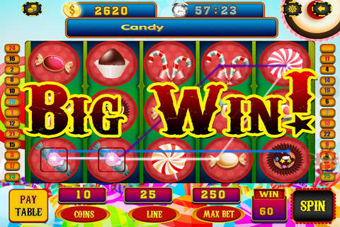 Slots Favorites Cupcake with Candy Blast Casino Game screenshot 3