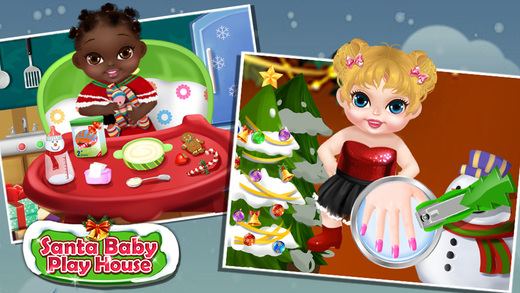 【免費遊戲App】Santa Baby Play House - Holiday Fun!-APP點子