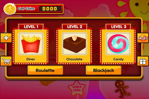 Sweet Candy & Chocolate Slots Craze Free Real Crazy Vegas Casino Games screenshot 2