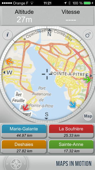 免費下載交通運輸APP|Guadeloupe OffLine : Maps in motion app開箱文|APP開箱王