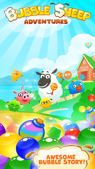 【免費遊戲App】Bubble Sheep Adventures-APP點子