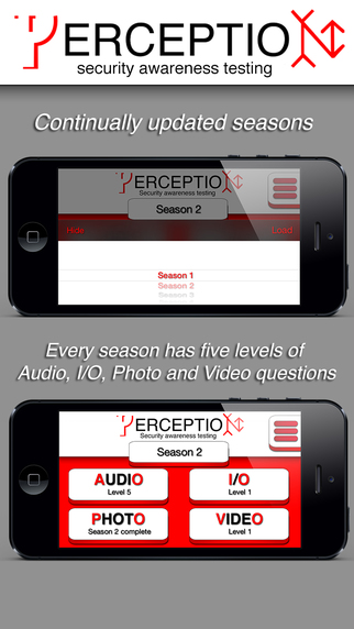 【免費遊戲App】ERCEPTIO - Cross train your brain! Test your perception and security observation skills with real video and audio clips from everyday life.-APP點子