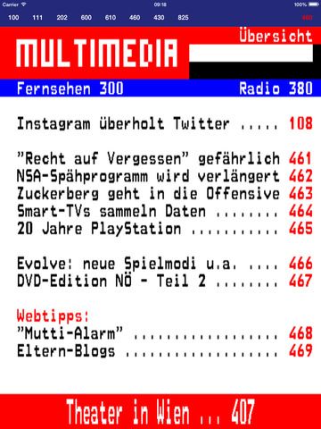 lillyText - ORF Teletext News