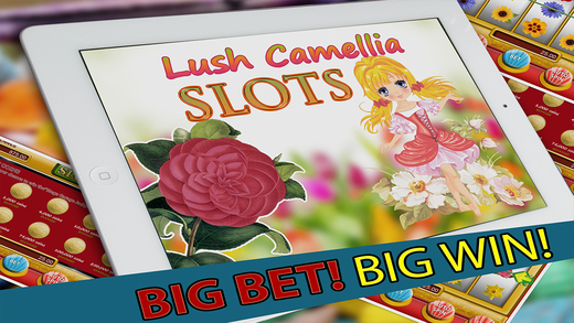Lush Camellia Pro - Casino Slot Machine with Huge Flower Jackpot