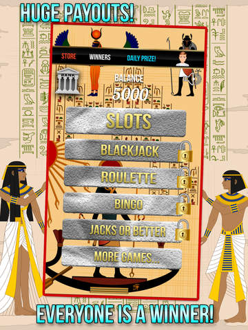 免費下載遊戲APP|Ancient Egyptian Pharaoh's Slot with Blackjack, Poker and More! app開箱文|APP開箱王