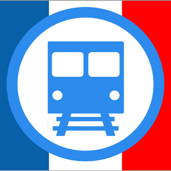 Metro FR (offline), display Lille, Lyon, Marseille, Paris, Rennes, Rouen and Toulouse subway maps LOGO-APP點子