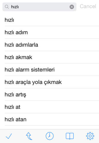 QuickDict Turkish-English screenshot 3