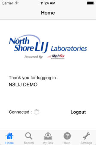 Northwell Health Labs screenshot 2