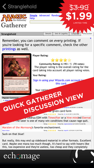 【免費書籍App】EchoMTG: Magic the Gathering Prices & Life Counter-APP點子