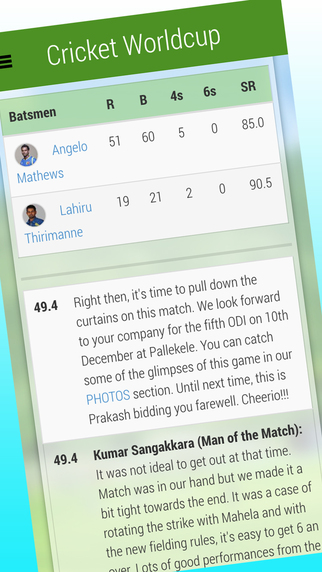 【免費娛樂App】Cricket World Cup 2015-APP點子