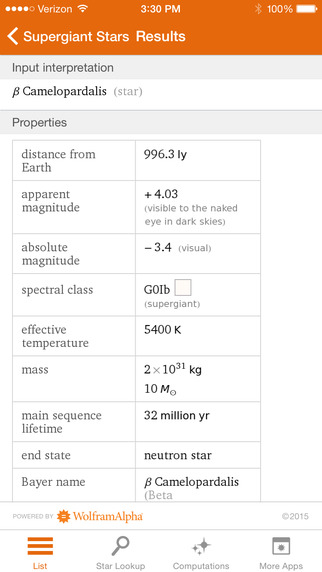 免費下載書籍APP|Wolfram Stars Reference App app開箱文|APP開箱王