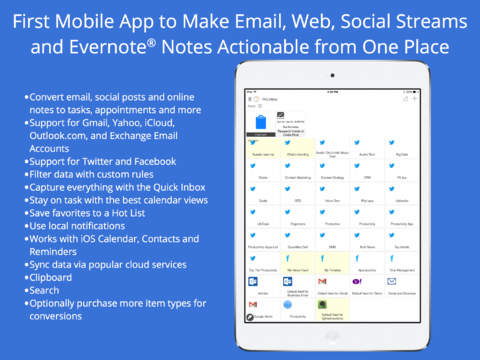 【免費商業App】Pro.Inbox: Feeds for Email, Web and Social to Convert and Organize Data-APP點子