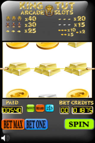 King Tut Arcade Slots screenshot 2