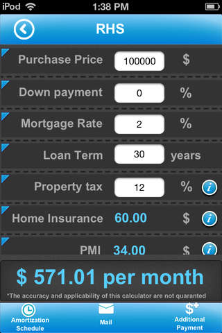 Pro Mortgage Calculator screenshot 4