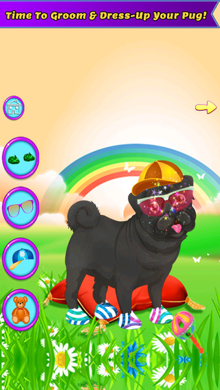 【免費遊戲App】Pug Makeover & Dress Up-APP點子