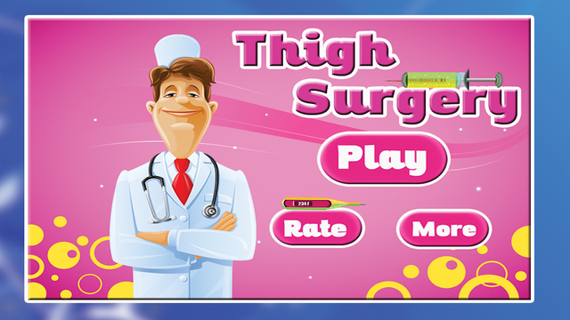Thigh Surgery - Crazy doctor surgeon treatment virtual leg hospital game