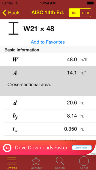 【免費書籍App】Steel Shape Database-APP點子