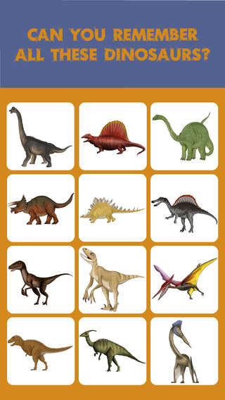 【免費教育App】Kids Memory Match : Dinosaurs-APP點子