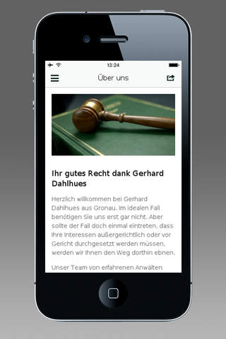 Kanzlei Gerhard Dahlhues screenshot 2