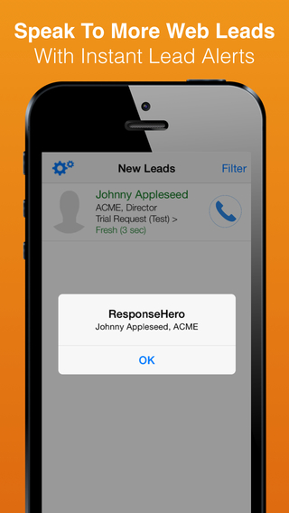 ResponseHero - Web Lead Alerts for Sales Inbound Marketing PPC Campaigns