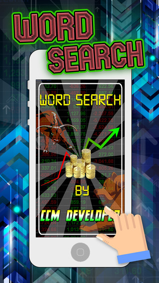 Word Search Stock Market Shares - ” Business Millionaire Classic Wordsearch Puzzle Games ”