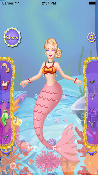 【免費遊戲App】Mermaid Queen Dressup-APP點子