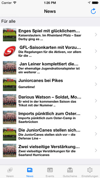 【免費運動App】Saarland Hurricanes-APP點子