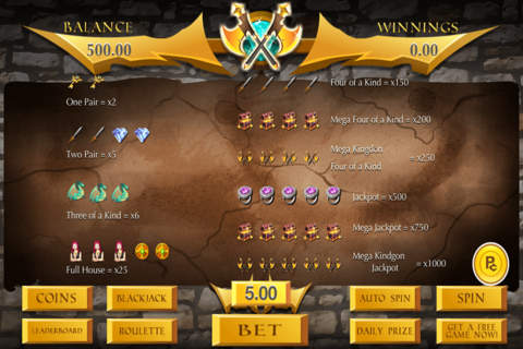 Slots of Rich Thrones (Vegas Jackpot 777 Casino) - Fun Slot Machine Games Free screenshot 3