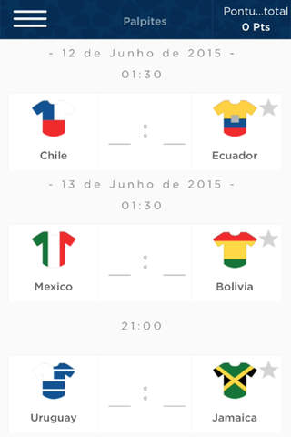 Kiss my Score – Copa América Chile 2015 screenshot 2