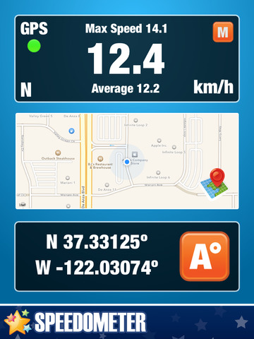 【免費運動App】Speedy Bee - Digital GPS Speedometer-APP點子