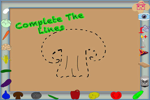 Vegetables Coloring Pages Preschool Learning Experience Game screenshot 4