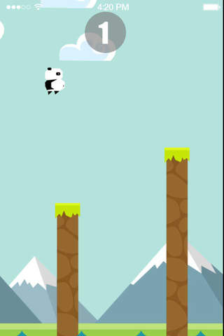 Panda crossing the river screenshot 2