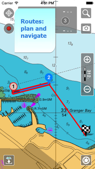 【免費交通運輸App】Aqua Map South Africa Pro - Marine GPS Offline Nautical Charts for Fishing, Boating and Sailing-APP點子