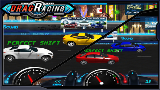 【免費遊戲App】Drag Racing -Free ( 3d Car Race Game)-APP點子