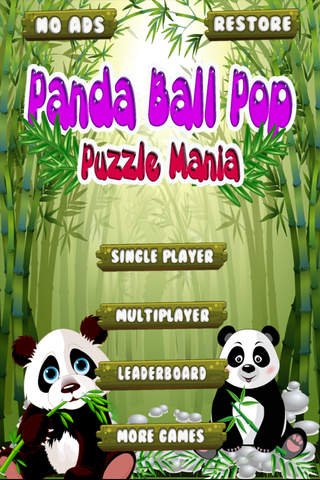 Panda Ball Pop Puzzle - Adorable Brain Teaser :  Free Games Download screenshot 2