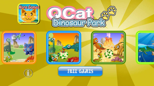 QCat - Toddler's Dinosaur Park Game free