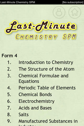 Last Minute Chemistry SPM screenshot 2