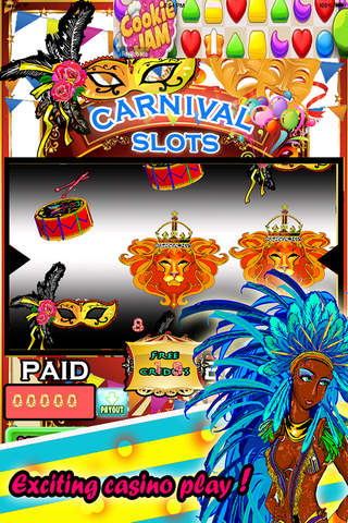 Carnival Fiesta Slots Super Deluxe FREE - Big Jackpot Casino Games screenshot 4