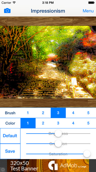 Impressionism - Impressionist Style Oil Painting Image Effects Free Photo Editor Apps to create impr